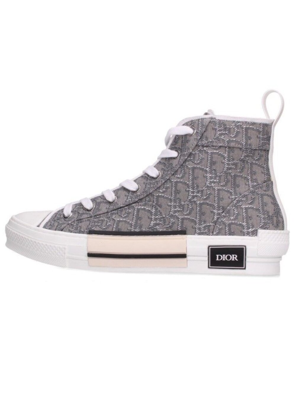 Dior B23 Oblique Jacquard High-Top Sneakers